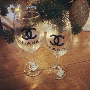 Chanel Wine Glasses